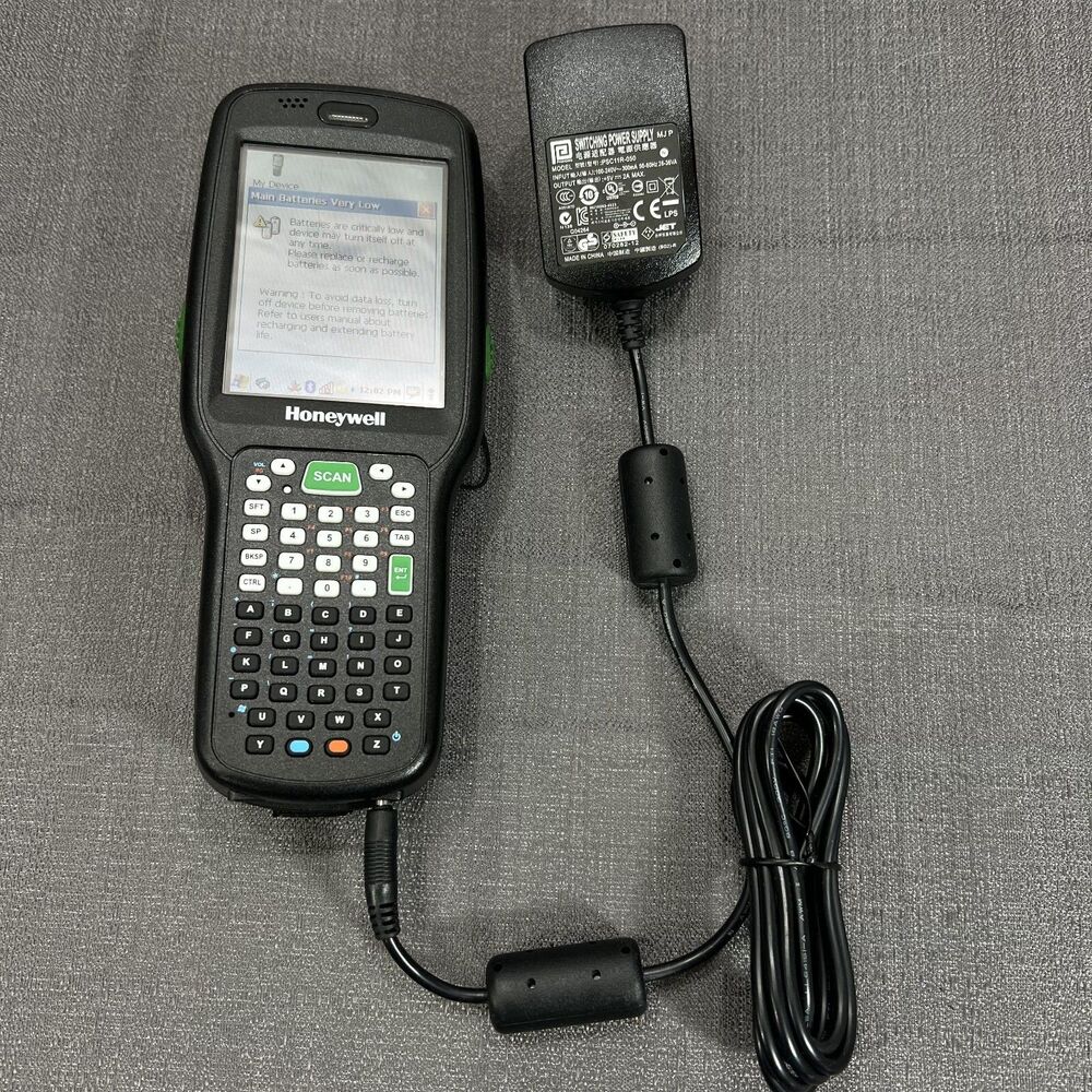 Honeywell 6000-BTEC / Honeywell DOLPHIN Barcode Scanner with Battery Works